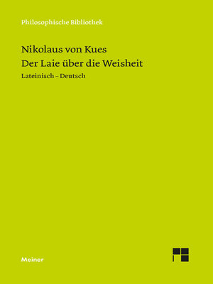 cover image of Der Laie über die Weisheit